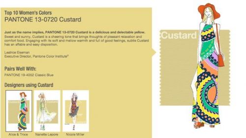Custard̻ƣɫţPANTONE13-0720