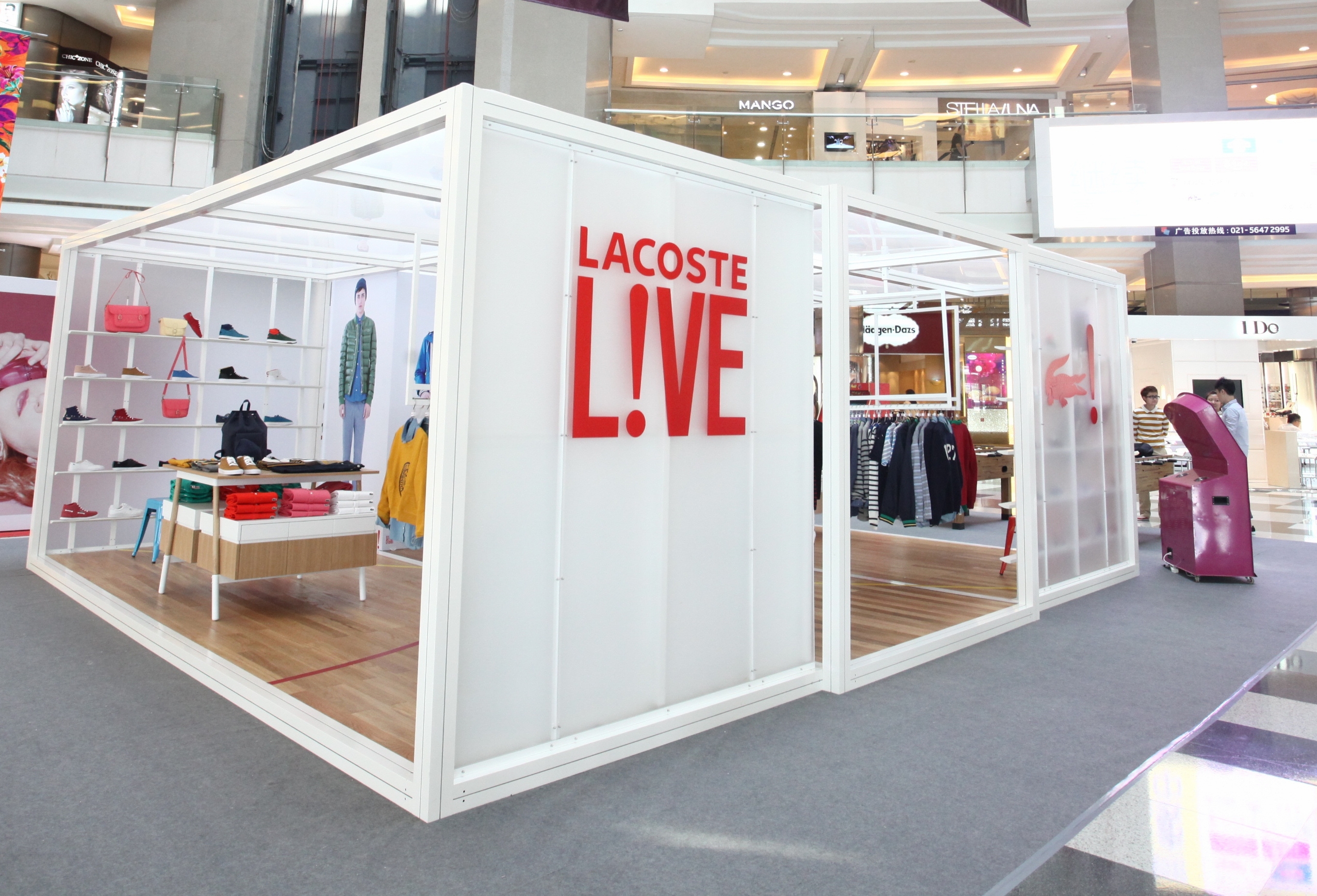 LACOSTE L!VEϺʿ㳡POP-UP޶